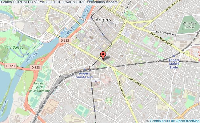plan association Forum Du Voyage Et De L'aventure Angers