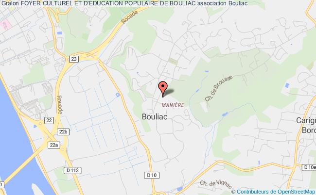 FOYER CULTUREL ET D'EDUCATION POPULAIRE DE BOULIAC