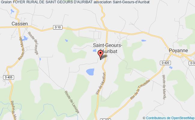 FOYER RURAL DE SAINT GEOURS D'AURIBAT