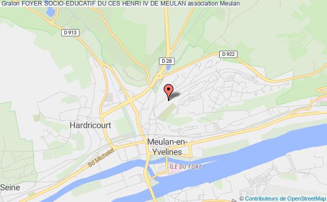 plan association Foyer Socio-educatif Du Ces Henri Iv De Meulan Meulan-en-Yvelines