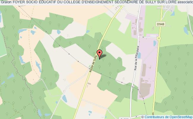 plan association Foyer Socio Educatif Du College D'enseignement Secondaire De Sully Sur Loire Sully-sur-Loire