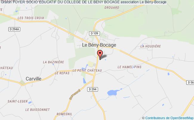 plan association Foyer Socio Educatif Du College De Le Beny Bocage Le    Bény-Bocage