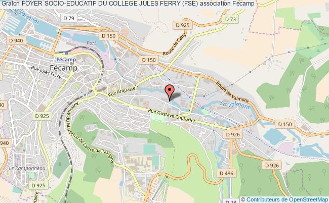 plan association Foyer Socio-educatif Du College Jules Ferry (fse) Fécamp