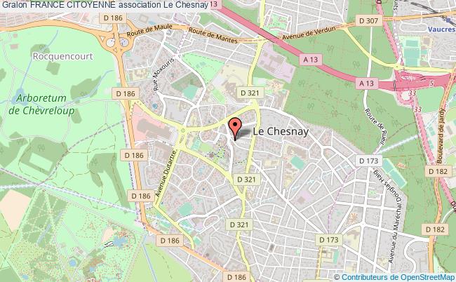 plan association France Citoyenne Le    Chesnay