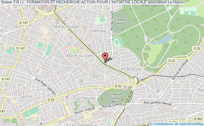plan association F.r.i.l. Formation Et Recherche-action Pour L'initiative Locale Le Havre