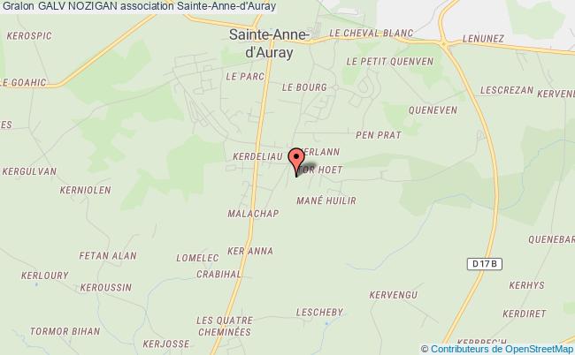 plan association Galv Nozigan Sainte-Anne-d'Auray
