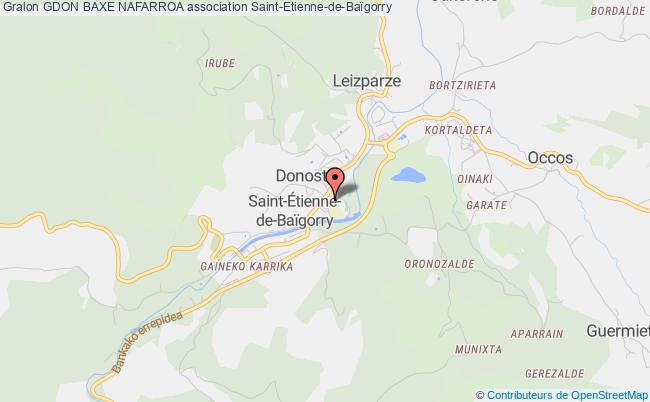 plan association Gdon Baxe Nafarroa Saint-Étienne-de-Baïgorry