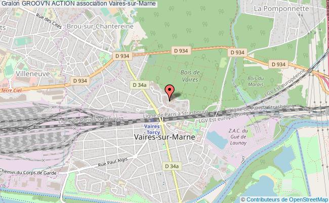 plan association Groov'n Action Vaires-sur-Marne