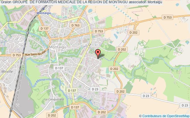plan association Groupe  De Formation Medicale De La Region De Montaigu Montaigu