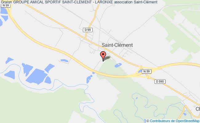 plan association Groupe Amical Sportif Saint-clement - Laronxe Saint-Clément