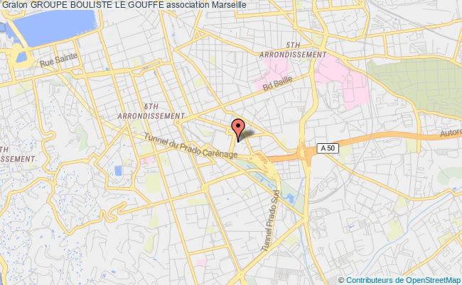 plan association Groupe Bouliste Le Gouffe Marseille