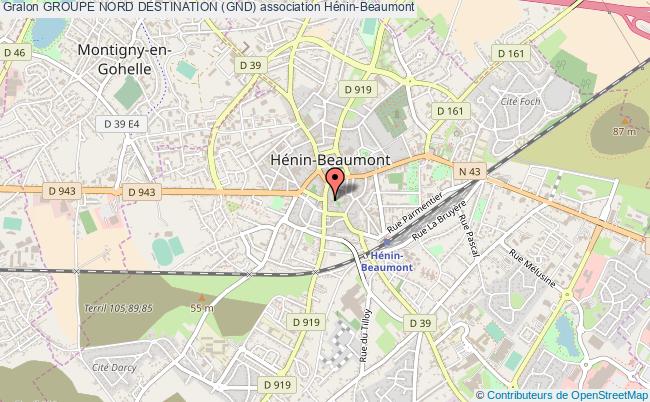 plan association Groupe Nord Destination (gnd) Hénin-Beaumont