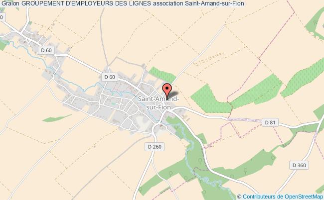 plan association Groupement D'employeurs Des Lignes Saint-Amand-sur-Fion