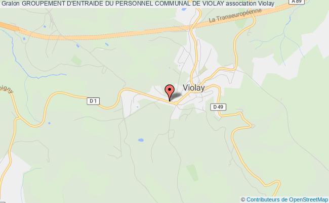 plan association Groupement D'entraide Du Personnel Communal De Violay Violay