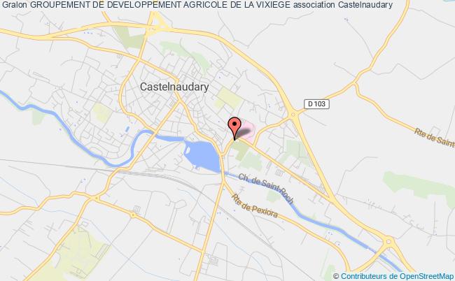 plan association Groupement De Developpement Agricole De La Vixiege Castelnaudary