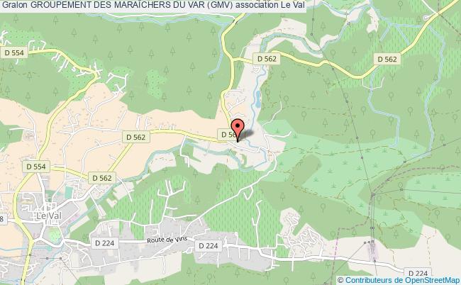 plan association Groupement Des MaraÎchers Du Var (gmv) Le Val