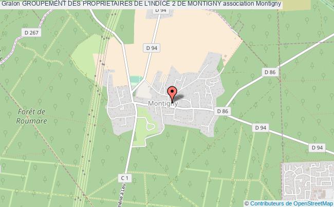 plan association Groupement Des Proprietaires De L'indice 2 De Montigny Montigny
