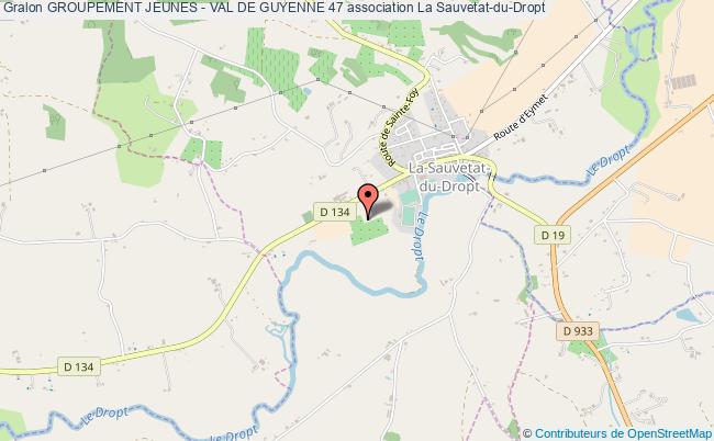 plan association Groupement Jeunes - Val De Guyenne 47 La    Sauvetat-du-Dropt
