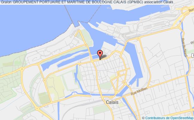 plan association Groupement Portuaire Et Maritime De Boulogne Calais (gpmbc) Calais