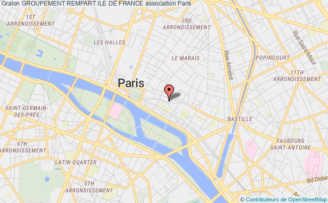 plan association Groupement Rempart Ile De France PARIS