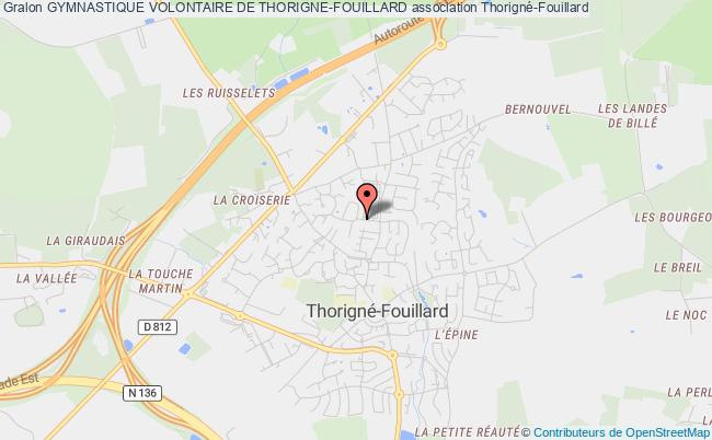 plan association Gymnastique Volontaire De Thorigne-fouillard Thorigné-Fouillard