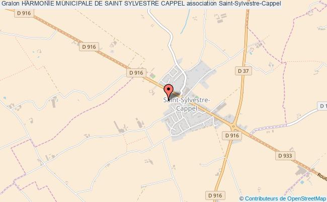 plan association Harmonie Municipale De Saint Sylvestre Cappel Saint-Sylvestre-Cappel