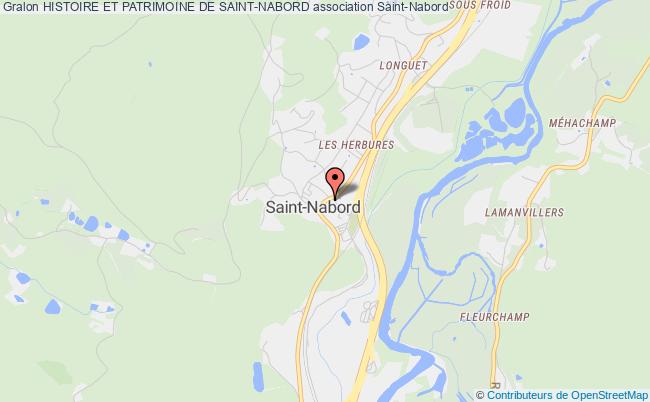 plan association Histoire Et Patrimoine De Saint-nabord Saint-Nabord
