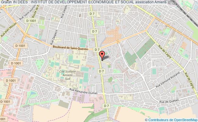 plan association In Dees : Institut De Developpement Economique Et Social Amiens