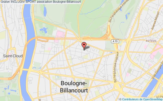 plan association Includiv Sport Boulogne-Billancourt