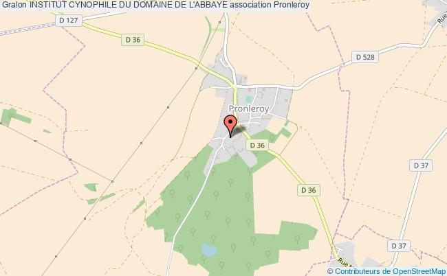 plan association Institut Cynophile Du Domaine De L'abbaye Pronleroy