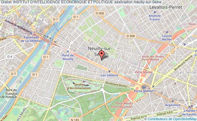 plan association Institut D'intelligence Economique Et Politique Neuilly-sur-Seine