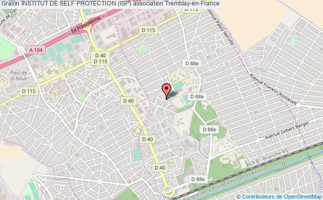plan association Institut De Self Protection (isp) Tremblay-en-France