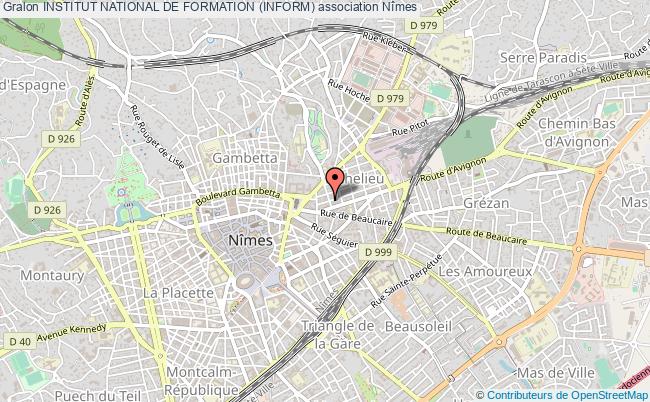 plan association Institut National De Formation (inform) Nîmes