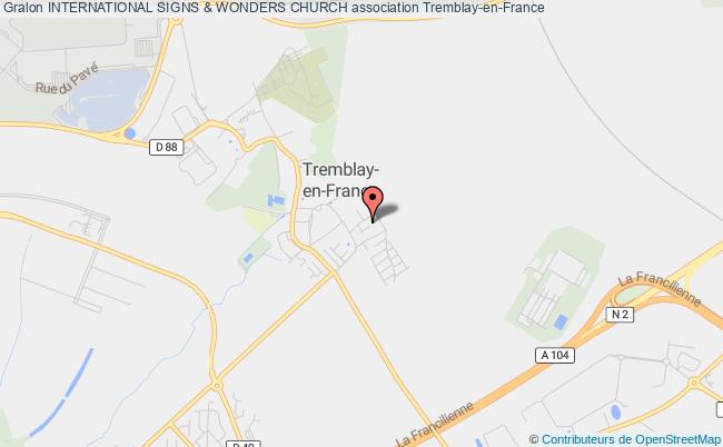 plan association International Signs & Wonders Church Tremblay-en-France