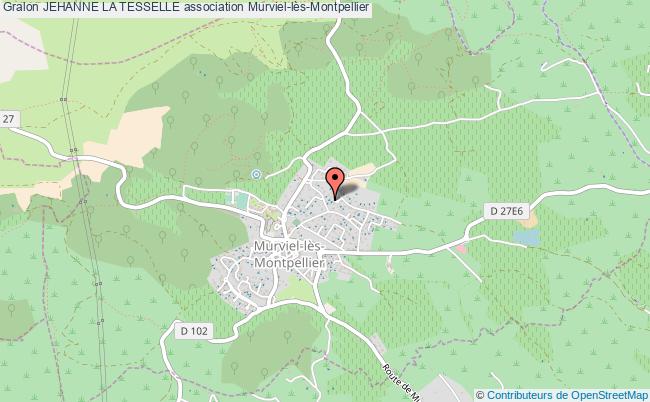 plan association Jehanne La Tesselle Murviel-lès-Montpellier