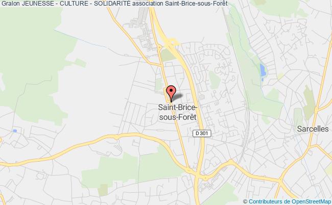 plan association Jeunesse - Culture - SolidaritÉ Saint-Brice-sous-Forêt
