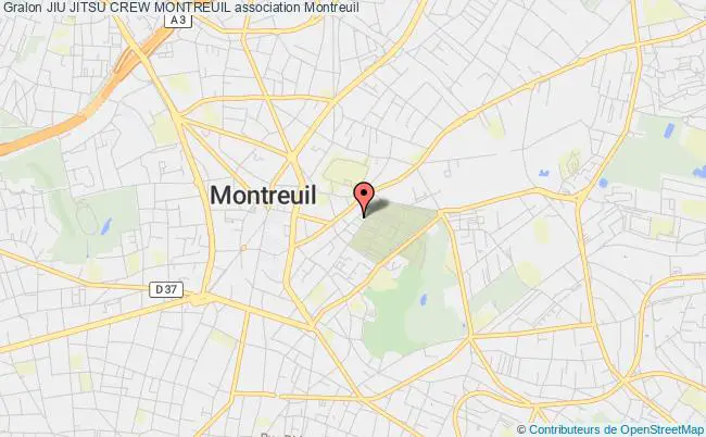 plan association Jiu Jitsu Crew Montreuil Montreuil