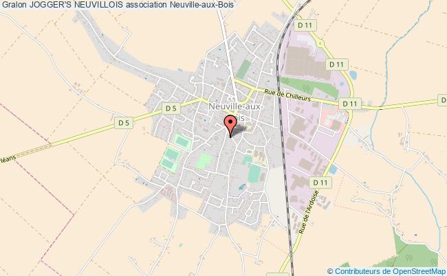 plan association Jogger's Neuvillois Neuville-aux-Bois