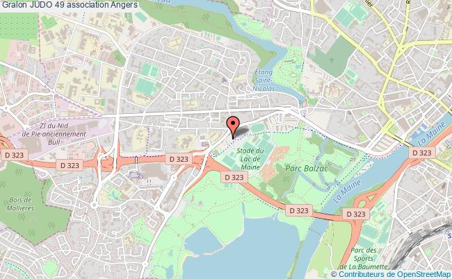 Parc Balzac Angers (49) - Adresse et plan