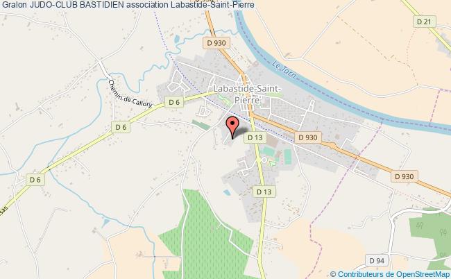 plan association Judo-club Bastidien Labastide-Saint-Pierre