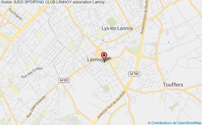 plan association Judo Sporting Club Lannoy Lannoy
