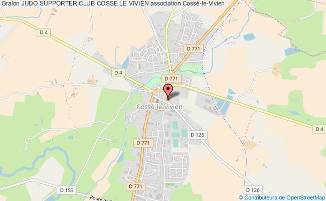 plan association Judo Supporter Club Cosse Le Vivien Cossé-le-Vivien