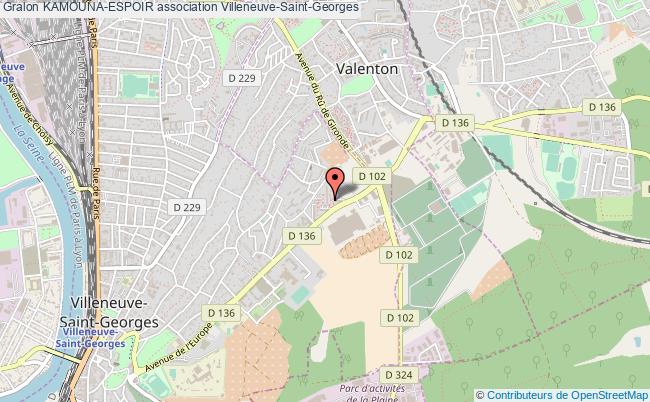 plan association Kamouna-espoir Villeneuve-Saint-Georges