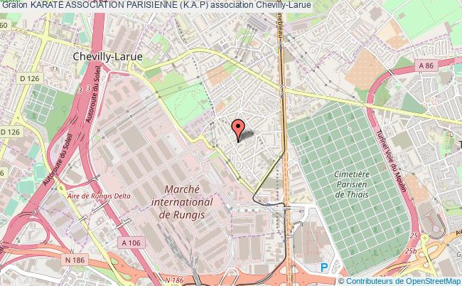 plan association Karate Association Parisienne (k.a.p) Chevilly-Larue
