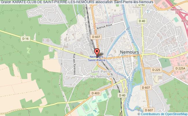 plan association Karate-club De Saint-pierre-les-nemours Saint-Pierre-lès-Nemours