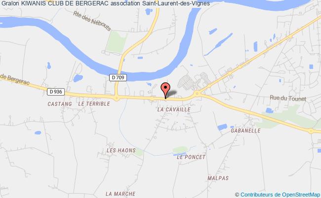 plan association Kiwanis Club De Bergerac Saint-Laurent-des-Vignes