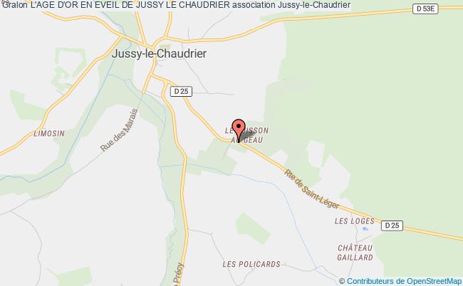 plan association L'age D'or En Eveil De Jussy Le Chaudrier Jussy-le-Chaudrier