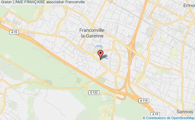 plan association L'Âme FranÇaise Franconville