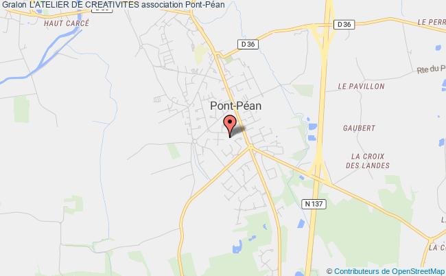 plan association L'atelier De Creativites Pont-Péan