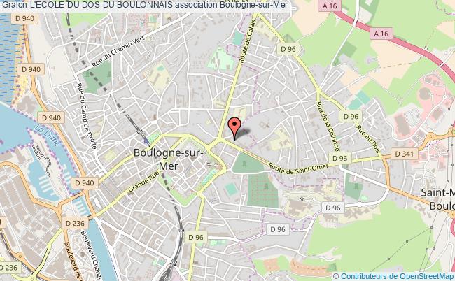 plan association L'ecole Du Dos Du Boulonnais Boulogne-sur-Mer